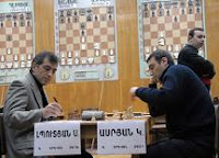 Partida de ajedrez Lputian contra Asrian en el Campeonato de Armenia 2008
