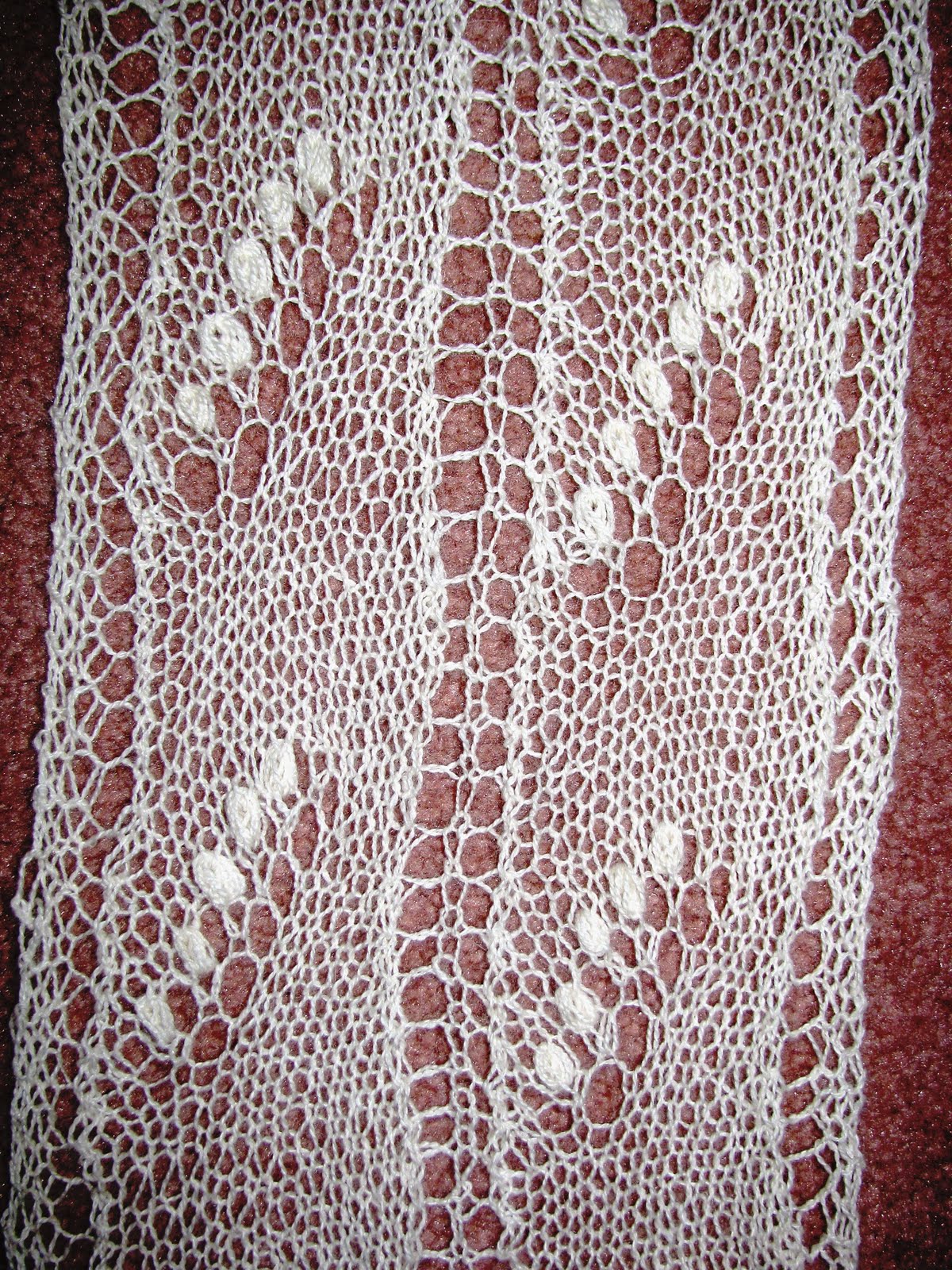 Yarn Over, Knit 2 Together Joyelli Scarf