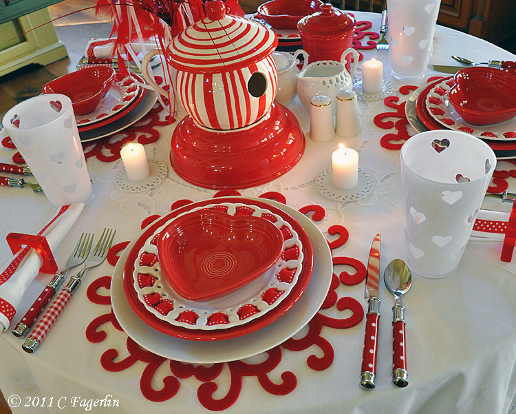 Proverbial Pilgrimage: Valentine Table Settings.....