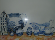 Unavailable/ Private Collector. 'Still Life, Delft Earthenware.'