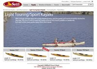 Swift Canoe & Kayak Website