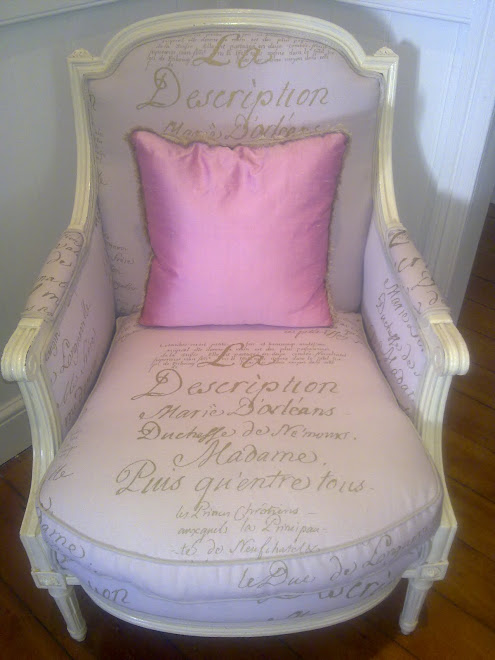 My Chair ~ Frances Russell Interiors