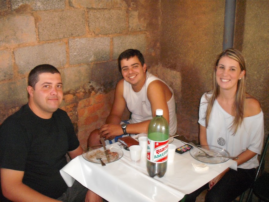 Leonardo PU4LSF,seu irmão e sua esposa Rita