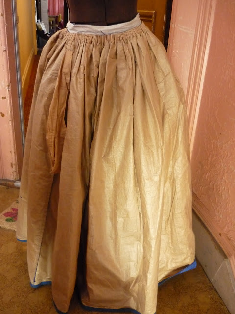 KathleenCrowleyCostumeCouture: 1860's Skirt Turned Inside Out