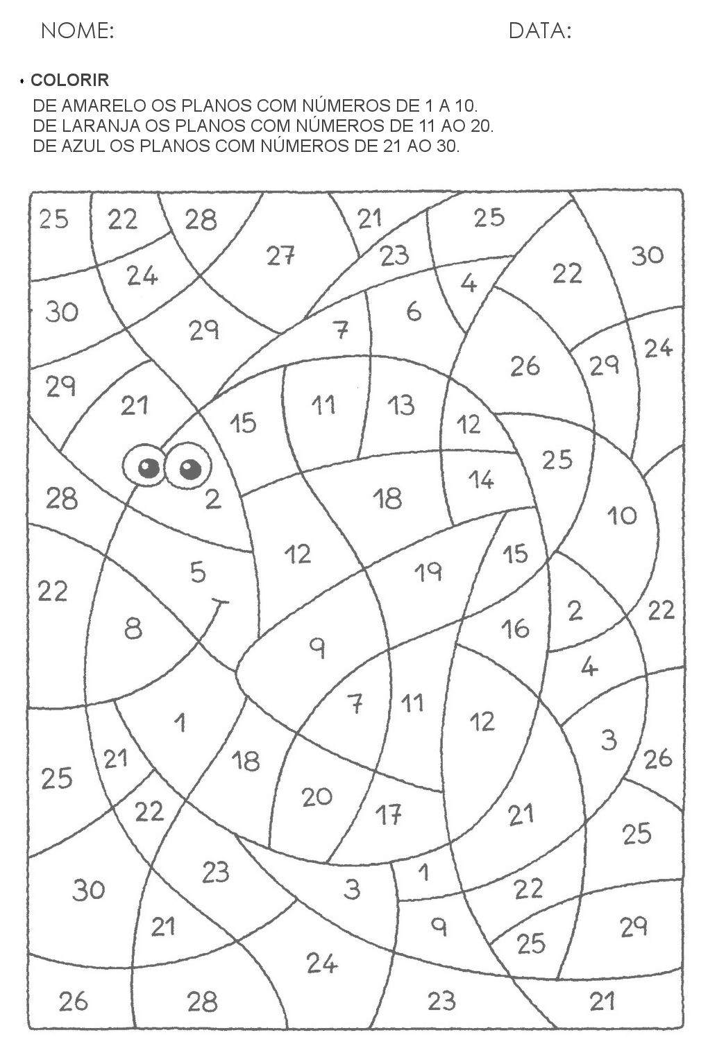 Matemática ~ Atividade para imprimir
