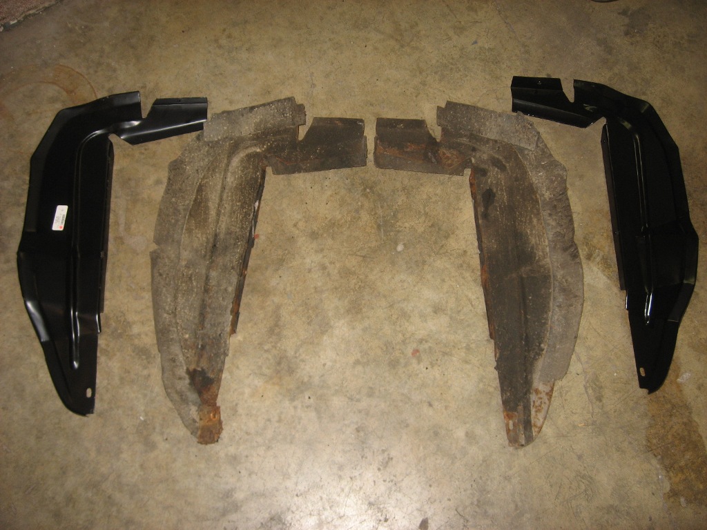 2024-2026 Mustang Splash Guards, Rear Set