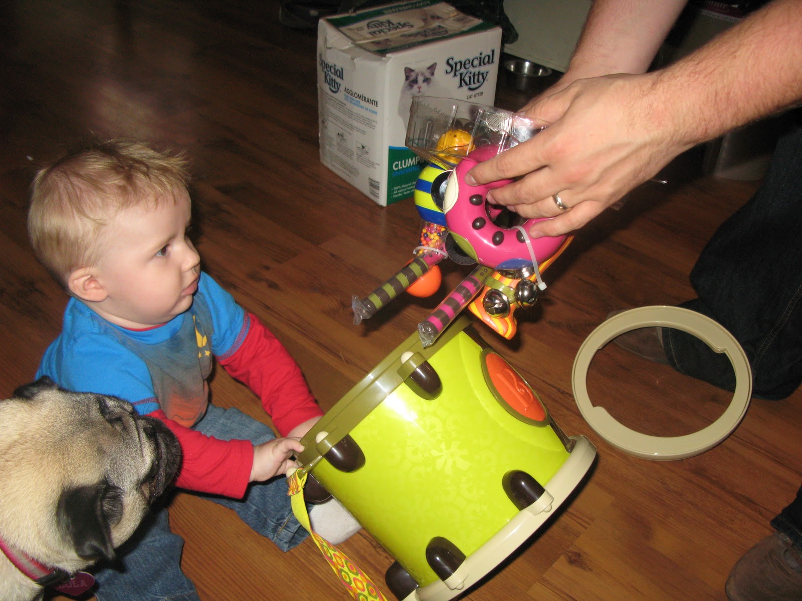 Adventures in Mommyland Parum Pum Pum Drum! B. toys Photos!