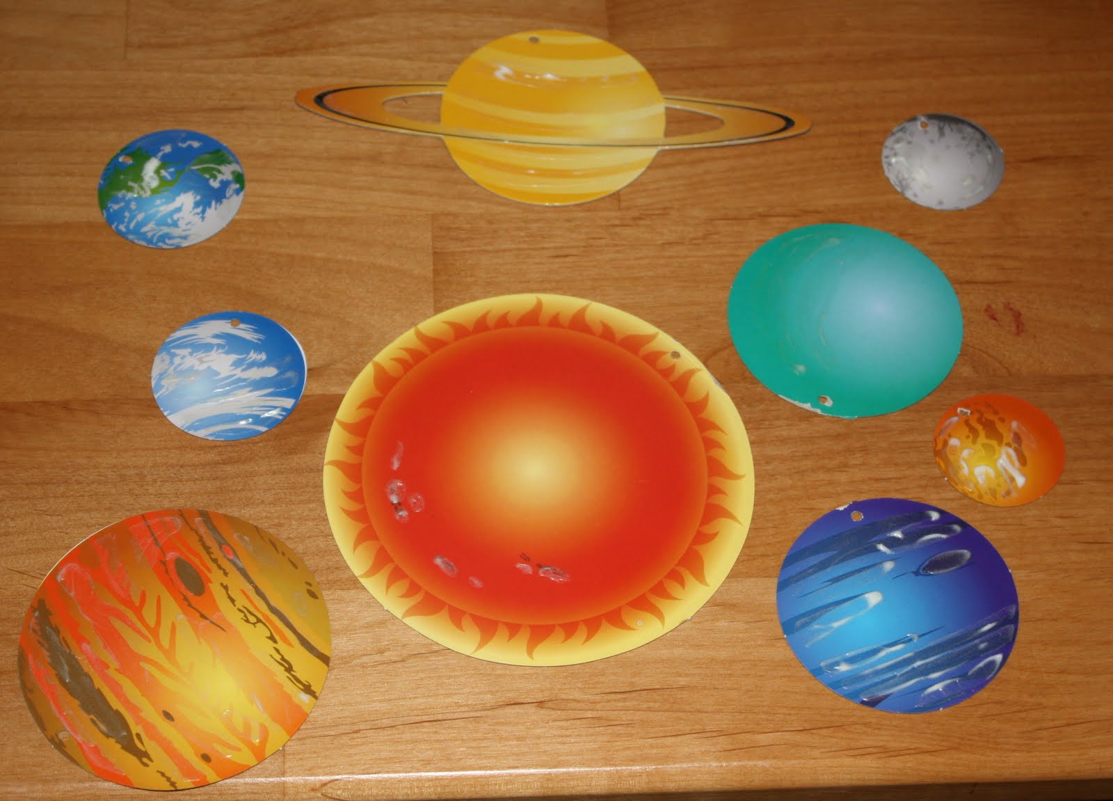 Tseiqami Solar system mobile making kit
