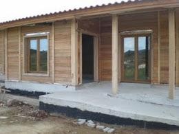 Veja aqui como foi a construção de uma casa de madeira em Portugal.
