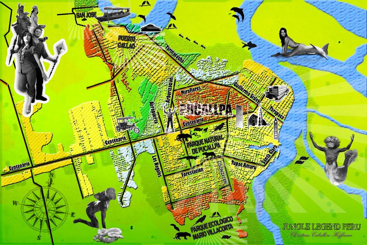 Portal de la Selva Peruana. Pucallpa Ucayali Mapa de Pucallpa
