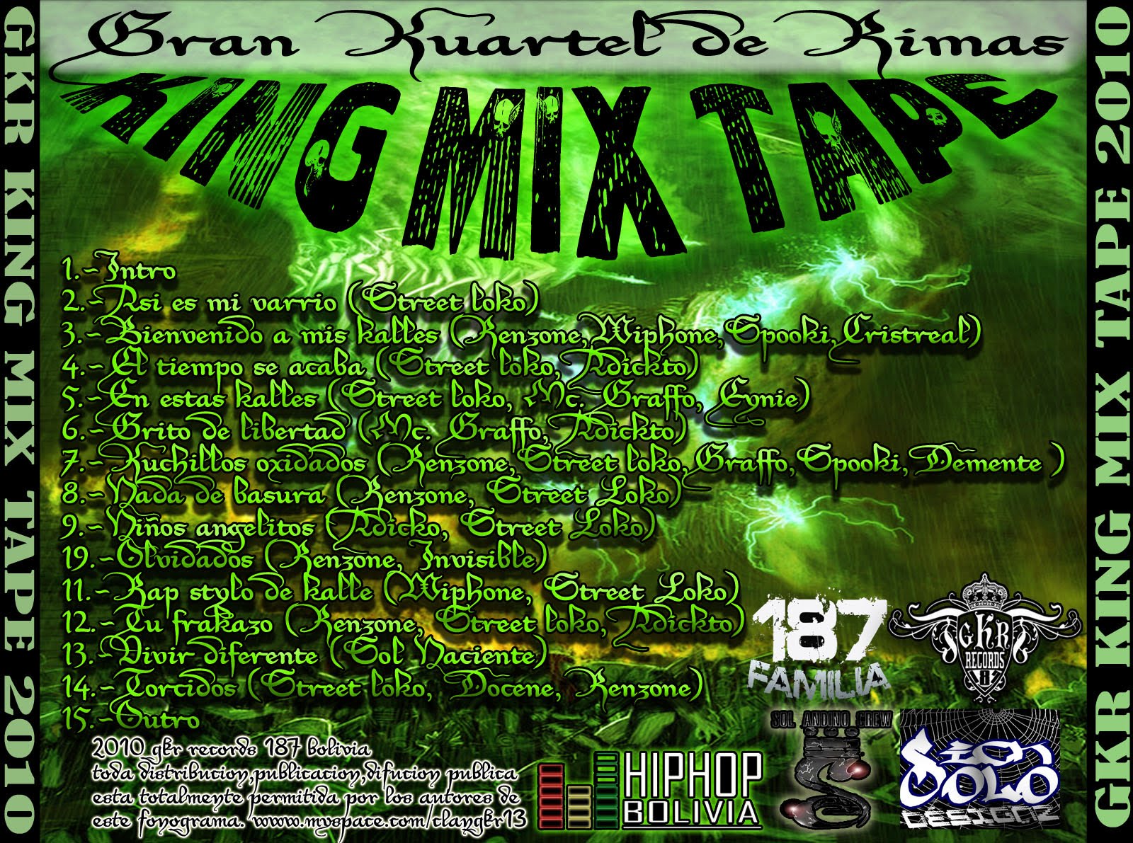 GKR King Mix Tape (2010) - Gran Kuartel de Rimas - Factor 2h