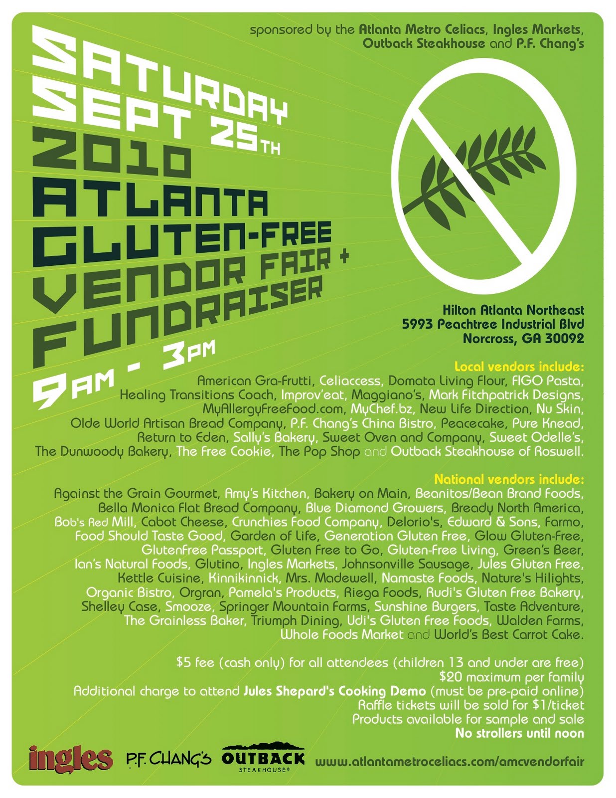 Gluten Free in Atlanta GlutenFree Vendor Fair