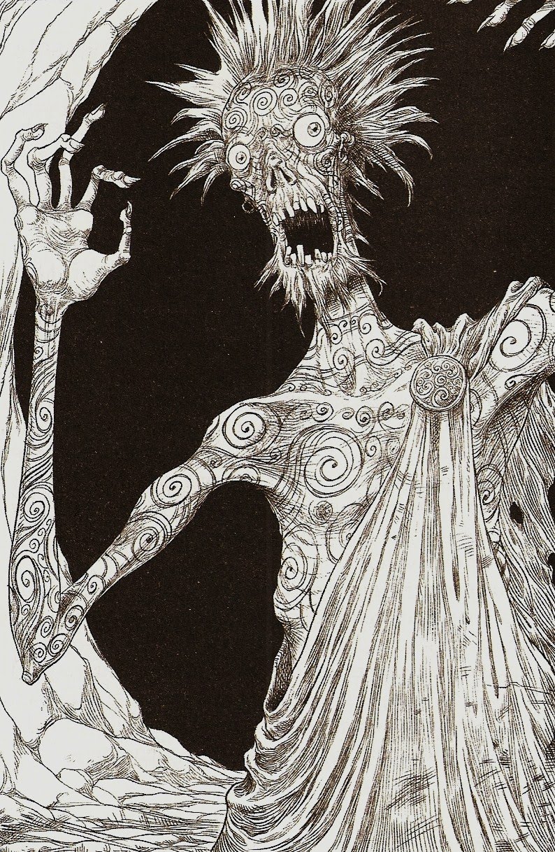 История с кладбищем рисунки