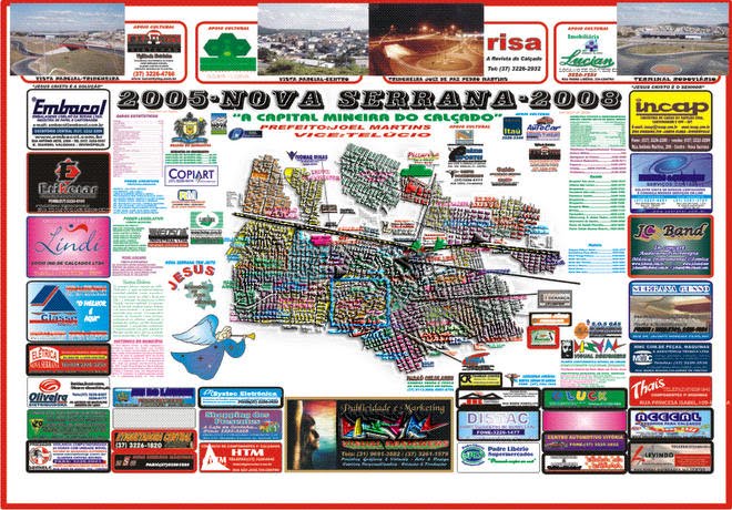 Planta Cartográfica Oficial da Cidade - 2005 à 2008