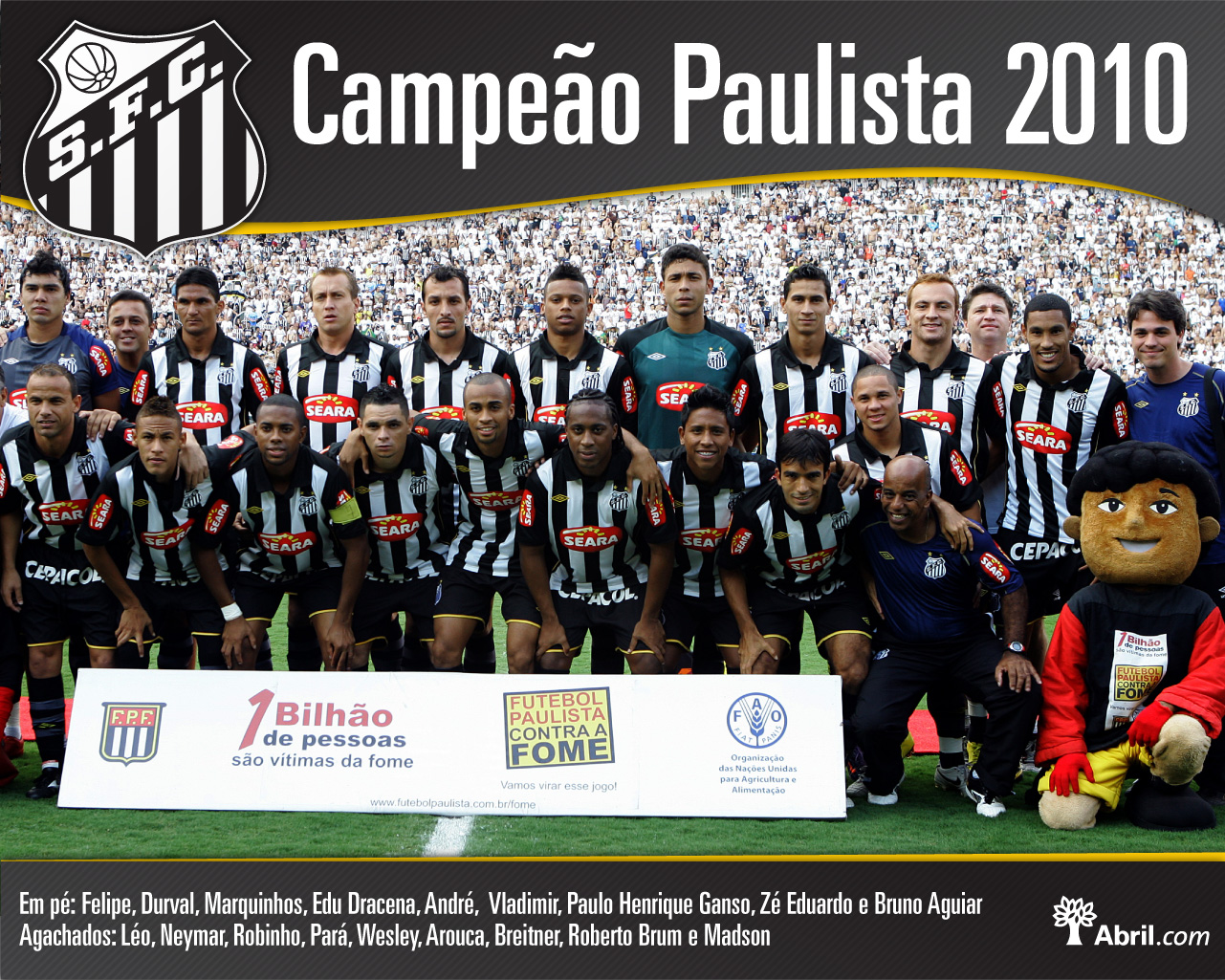 Qual é a posição do Santos no Campeonato Paulista?