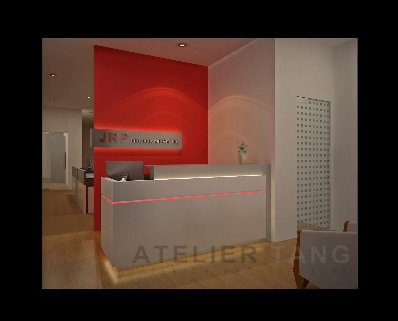 Rhythms of Papagyi Office Reception Design