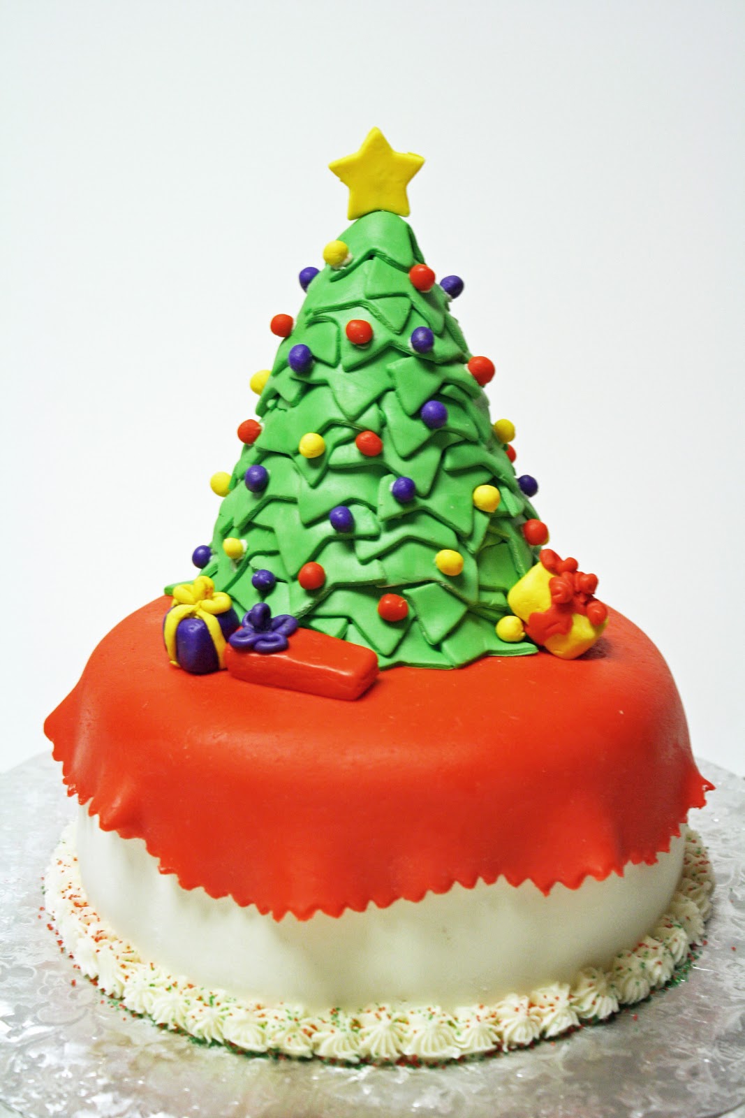 Christmas Birthday Cakes Happy Birthday, Jesus! Three tiered