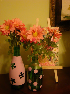 Bubblegum and Duct Tape: Cute Home Made Glass Vase