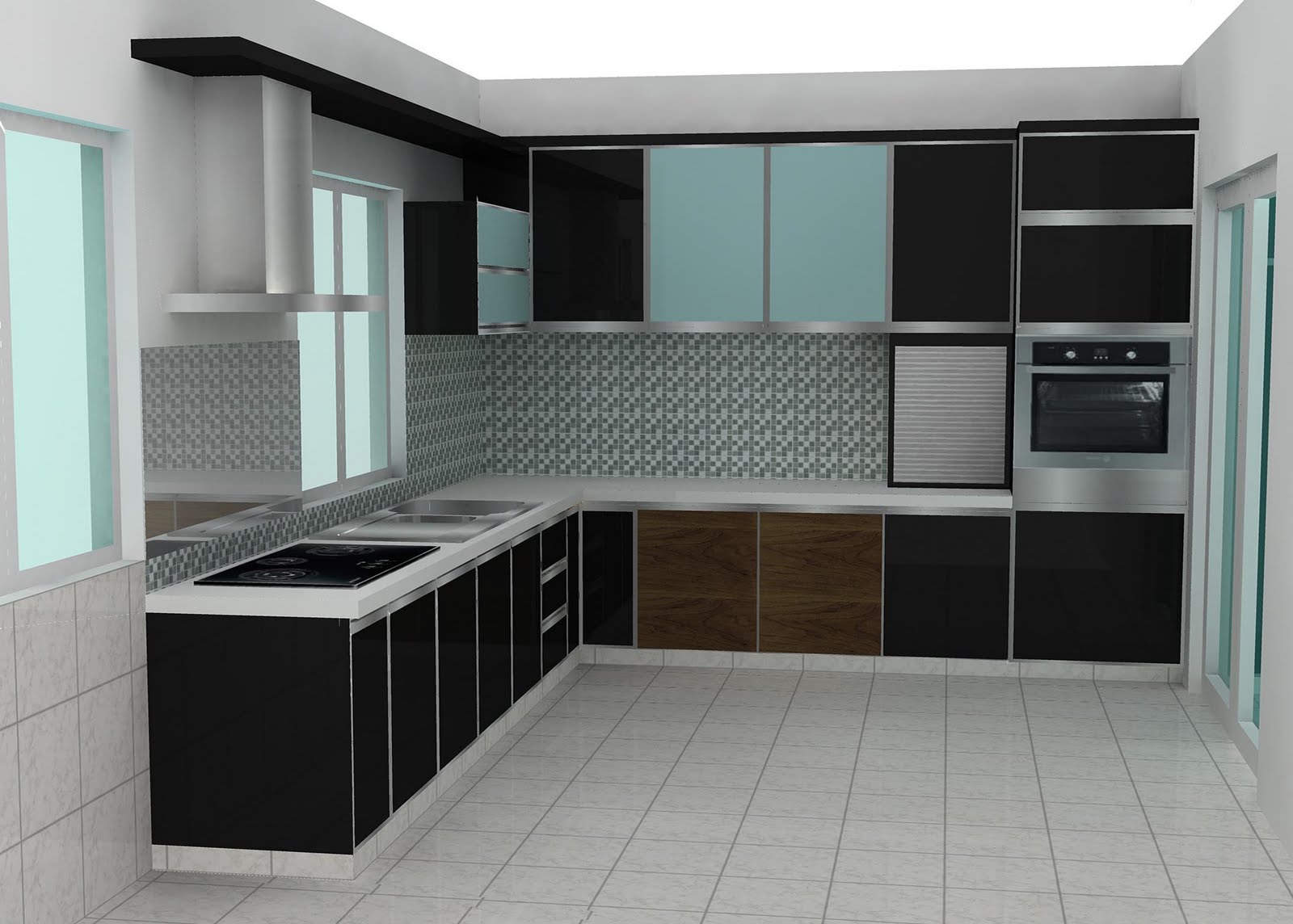 MEZ Design Solution: Modern Link House | Kitchen Design