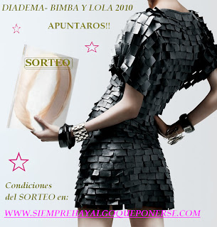 sorteo diadema de plumas de Bimba y Lola