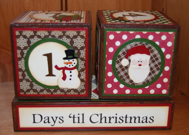 Mom and Me Scrapbooking: Days 'Til Christmas