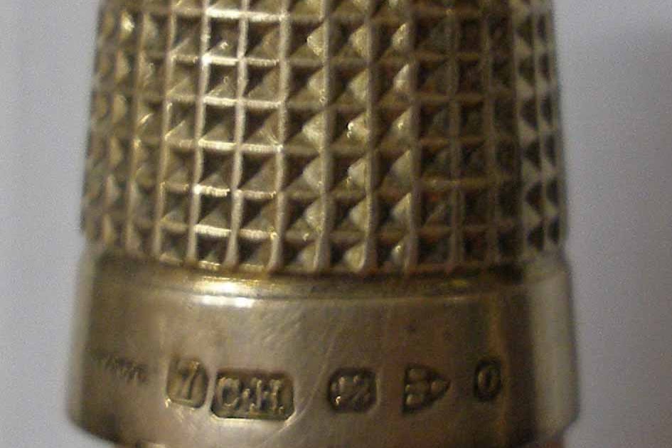 Thimbles Silver Hallmarks