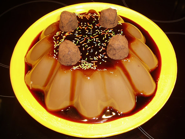  FLAN DE CHOCOLATE 