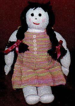 Easy Knit Sweater Pattern - Liberty Jane Doll Clothes Patterns For