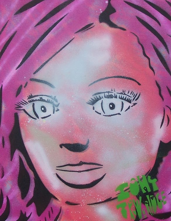 The Art of Tony Trowbridge spray can art by artist tony trowbridge