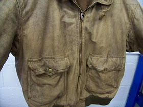Leather Cleaning, Re-dyeing and Restoration: Restoring Old Bomber ...