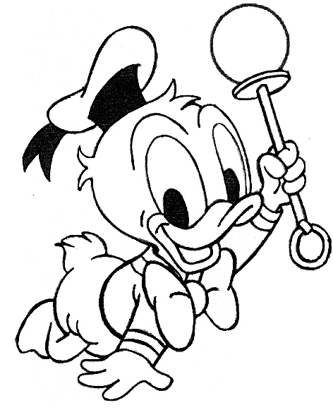 baby donald duck coloring pages free printables - photo #40