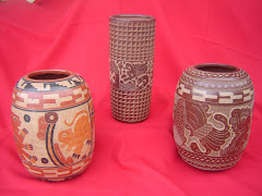 Vaso Mayas Medianos y Vaso Cilindrico