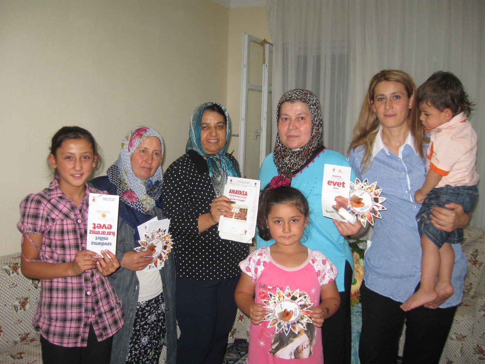 Makbule ATLI Referandum da EVET&hellip; Avanos ev ziyareti