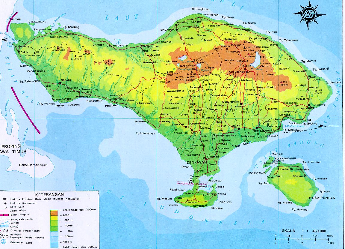 DESNANTANA JOURNEY BALI  MAP