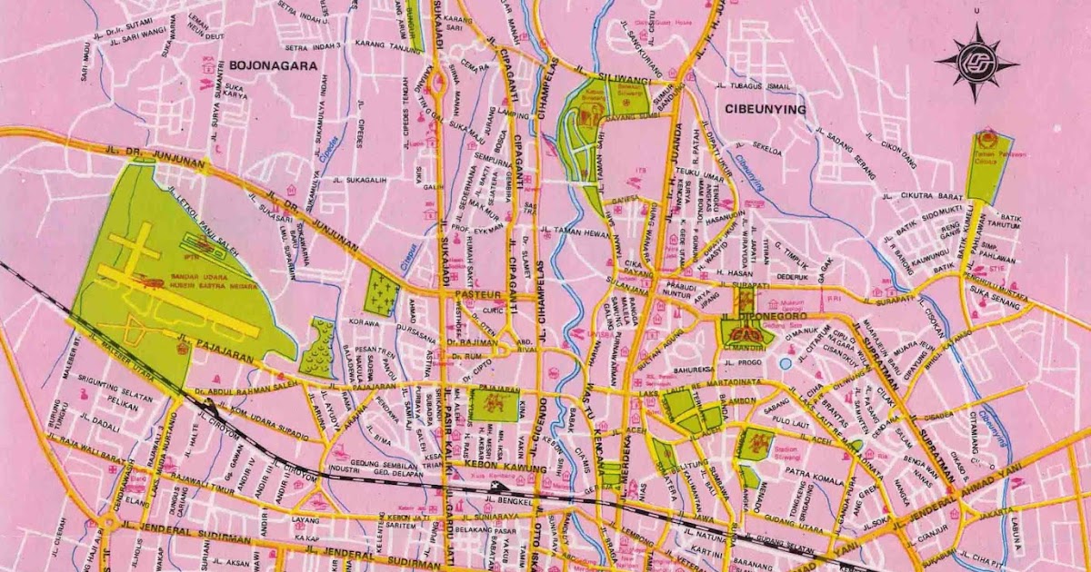 AMAZING INDONESIA: BANDUNG CITY MAP