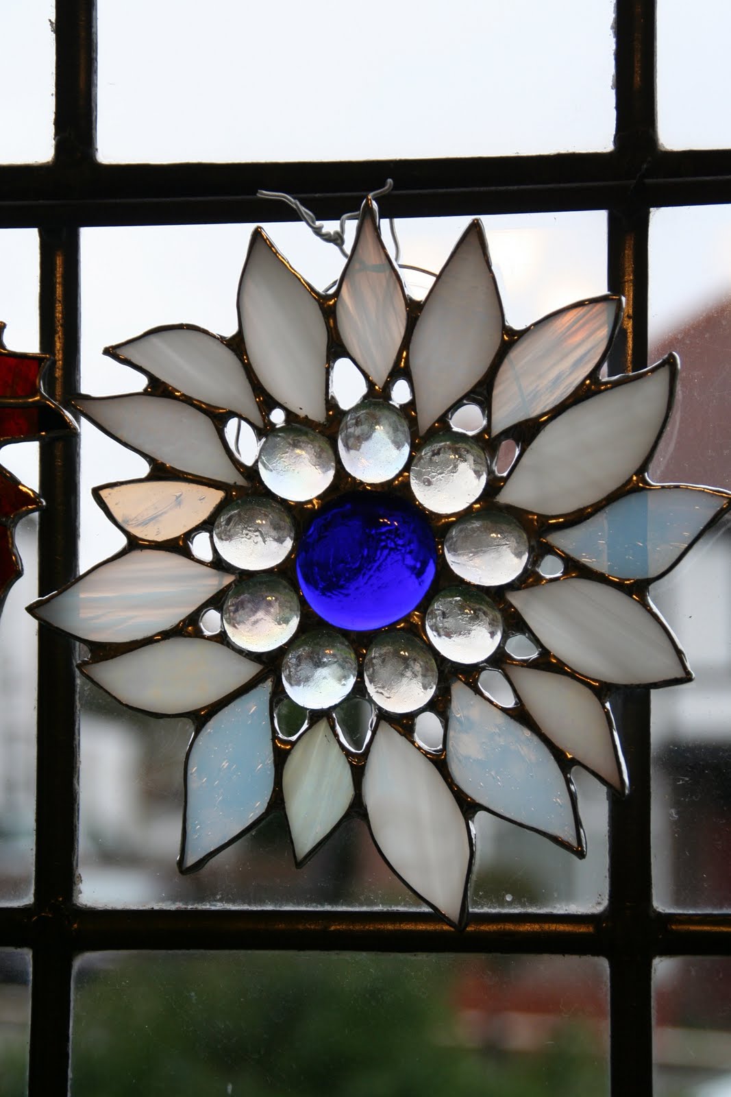 Chiaki's work Stained Glass OrnamentFlower 2