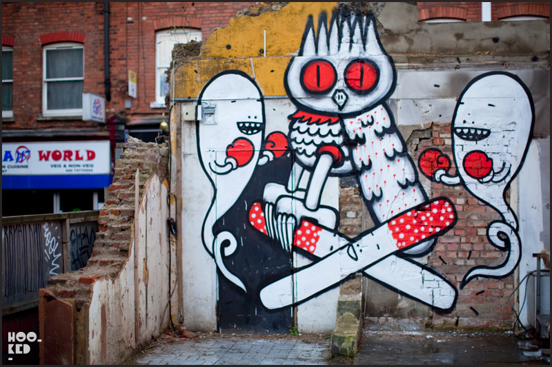Kid Acne X Dscreet — Art Fags Hookedblog Street Art from London and