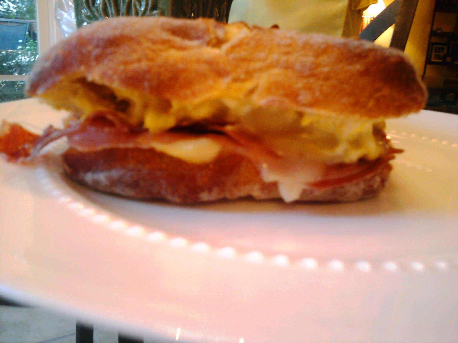 Cancel Your Reservation Prosciutto & Cheese Panini