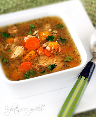 This gluten free and easy turkey soup recipe will cure all ills