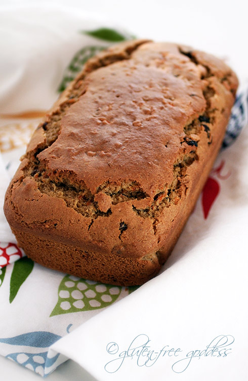 Gluten Free Carrot Bread with Chai Spices