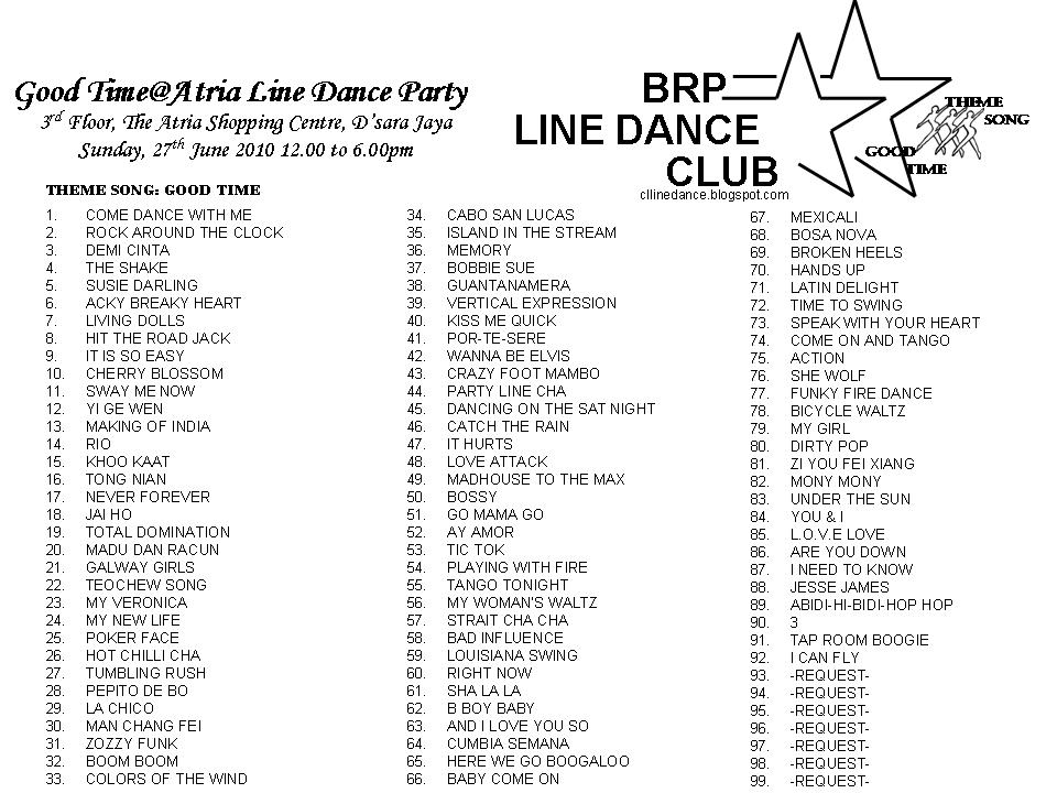 BRP Line Dance May 2010