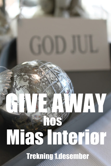 GiveAway på Mias Interiør