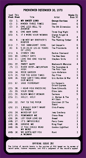 KHJ Boss 30 No. 287 - December 30, 1970