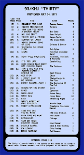 KHJ Thirty No. 315 - July 14, 1971