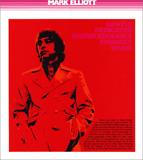 Mark Elliott 1972 KHJ Sales Sheet