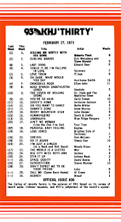 KHJ Thirty No. 400 - February 27, 1973