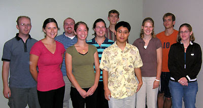 2007 Redeemer Summer Research Students