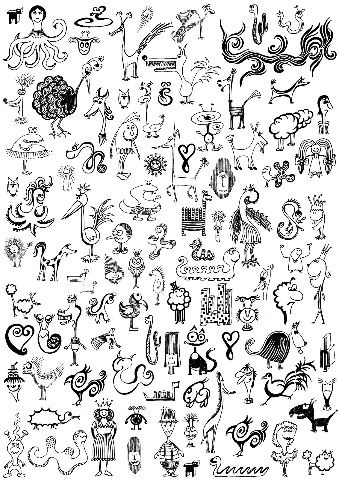fun pattern doodles