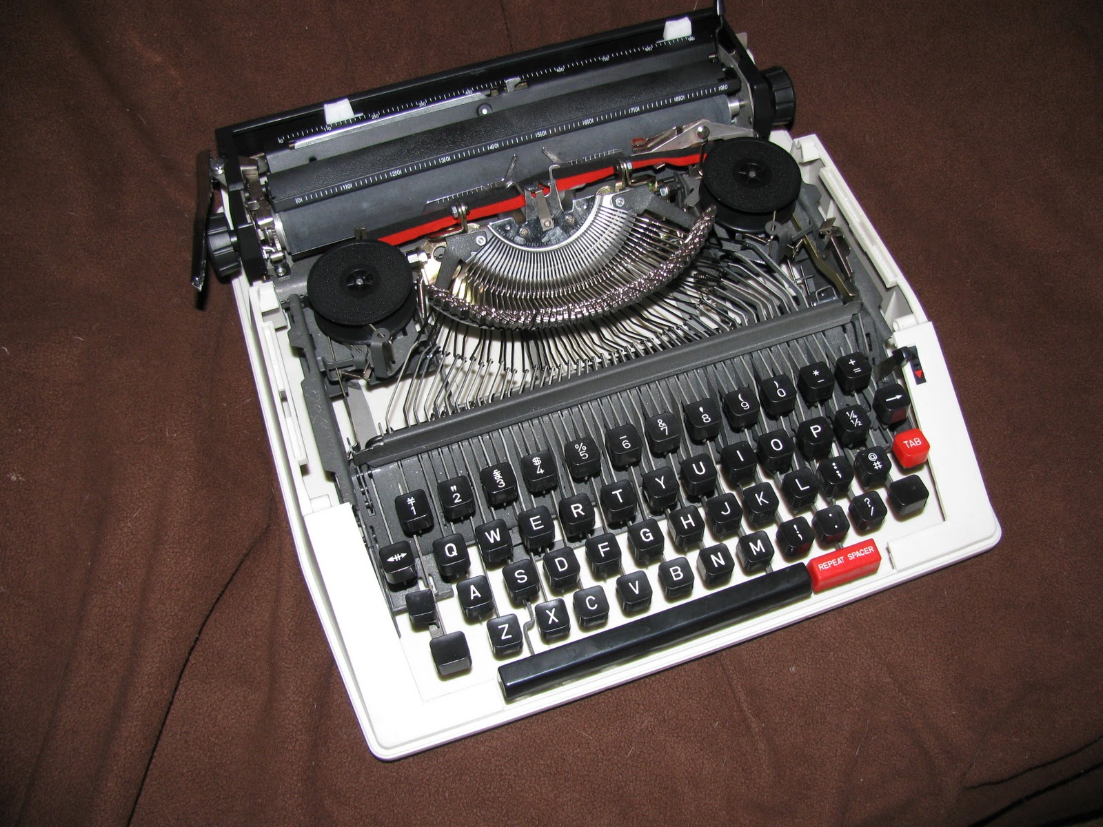 Manual Entry still part of the story of typewriters Super deLuxe