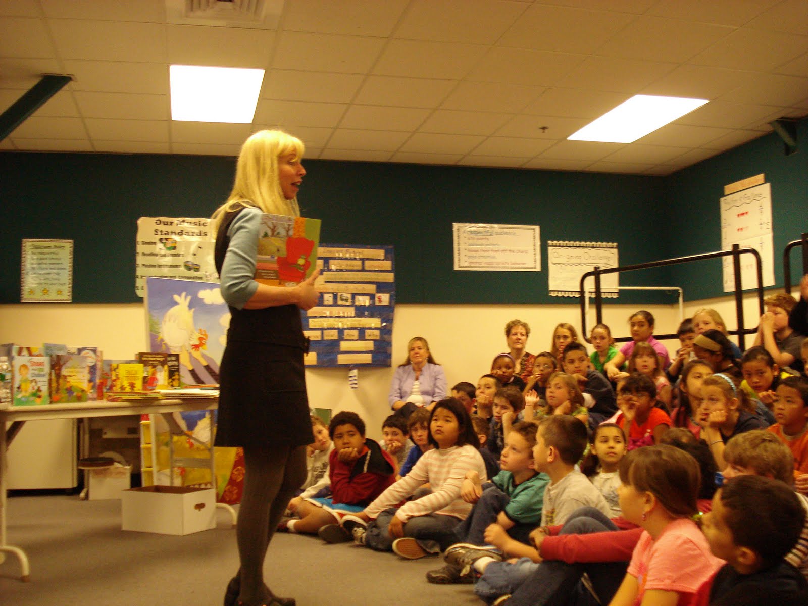 Nancy Cote Author/Illustrator of Children's Books School Visit to